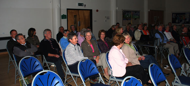 Attendees at first public meeting